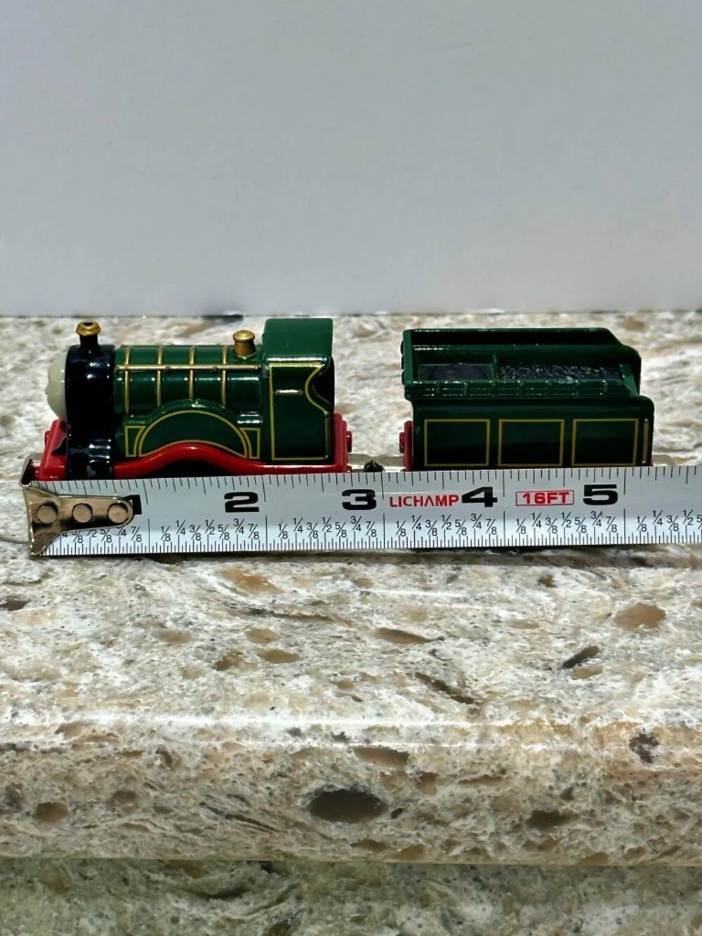 Thomas & Friends Emily with Coal Tender 2004 Learning Curve Take Along Diecast